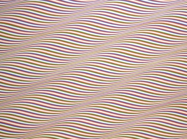 لوحة الفنانة بريدجيت رايلى