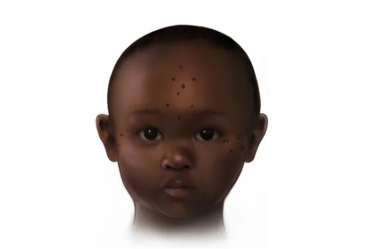 الوشم على وجوه الأطفال السودانيين