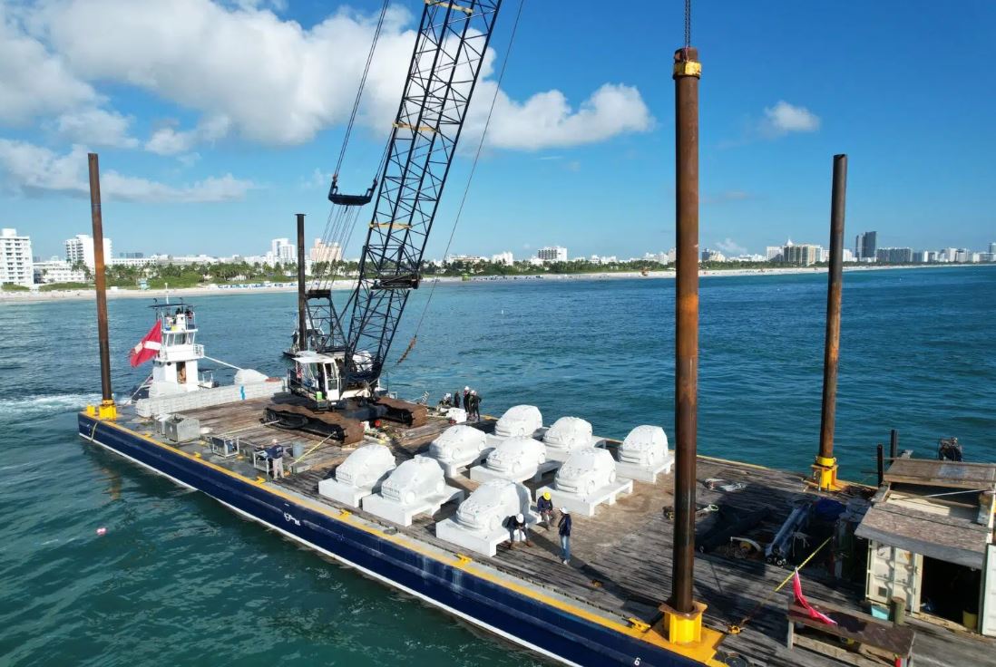 أثناء عملية انزال السيارات