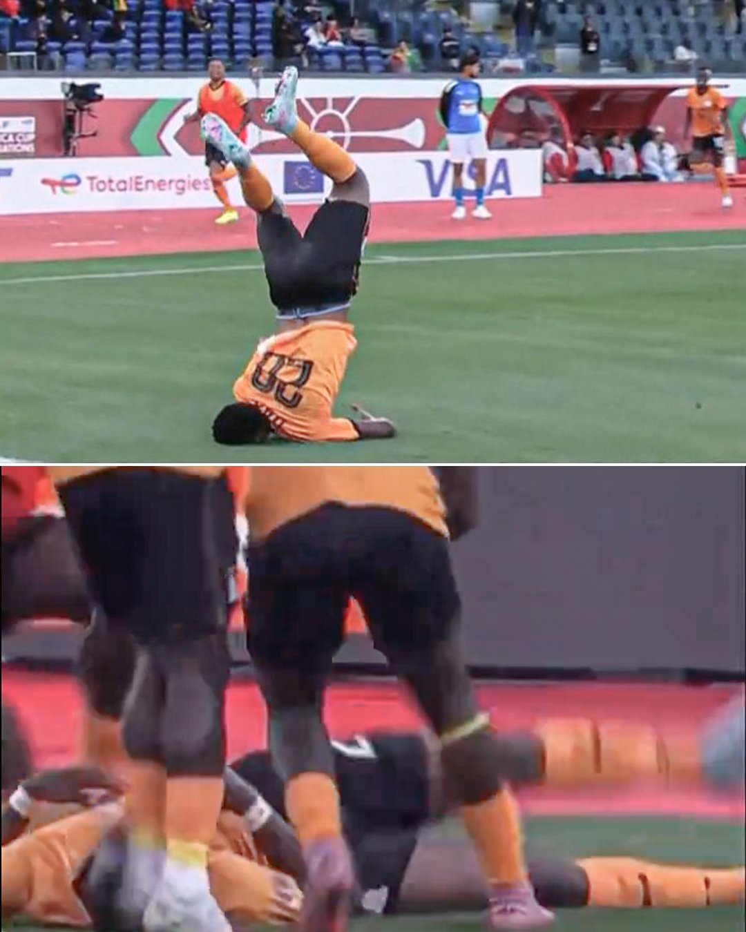 اصابة باستون داكا لاعب زامبيا