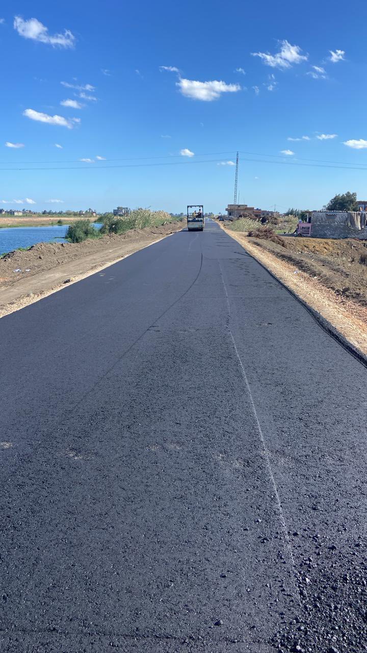 رصف بطريق الهويس  الخاشعة