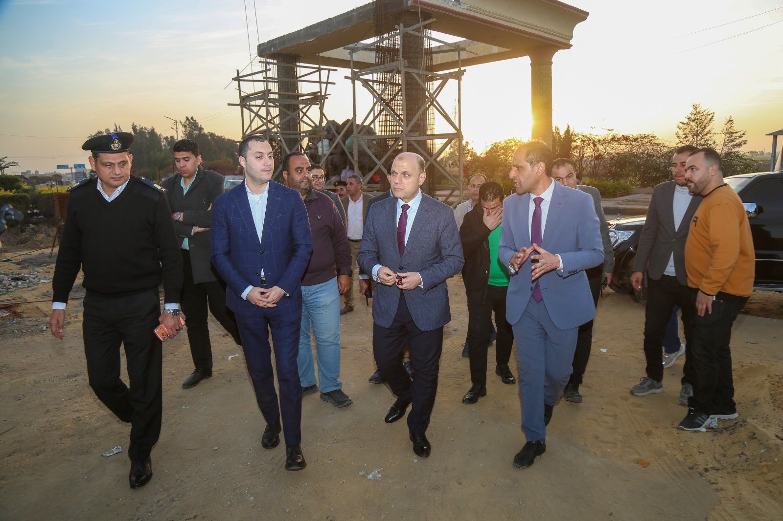 محافظ كفر الشيخ يتفقد محور 30 يونيو