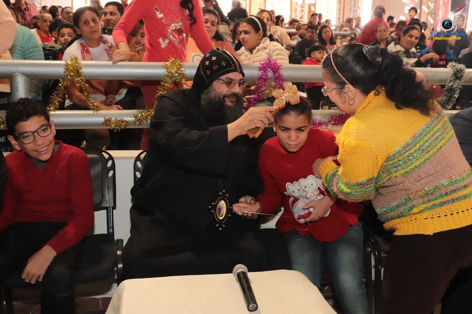 الأنبا إيلاريون خلال الاحتفال