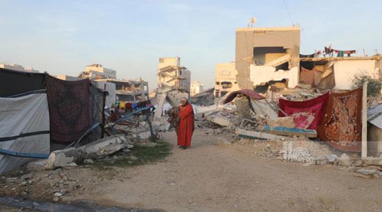 حياة النازحين فى القطاع