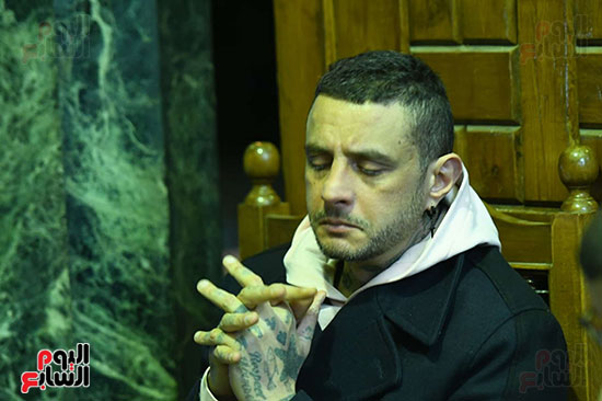 احمد الفيشاوي في العزاء