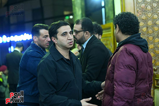 رامي رضوان يقدم واجب العزاء