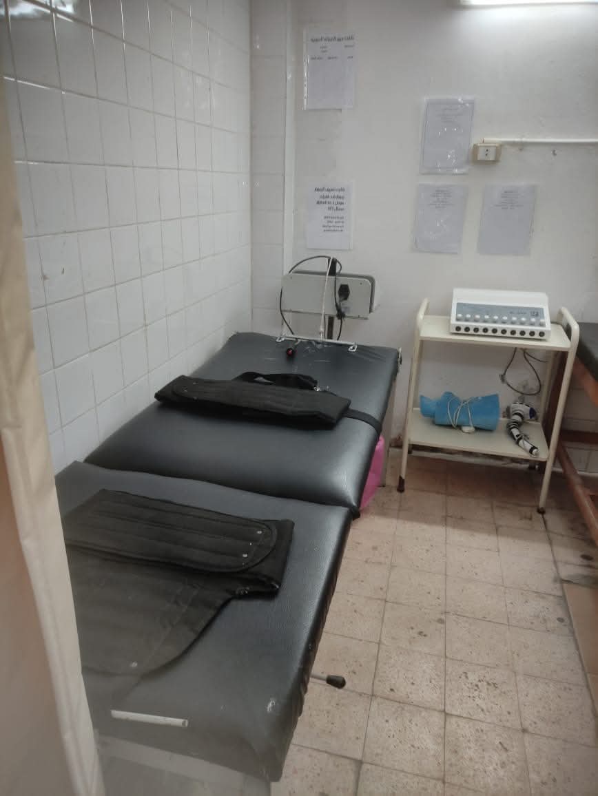 اقسام العلاج الطبيعى بمستشفى الصدر