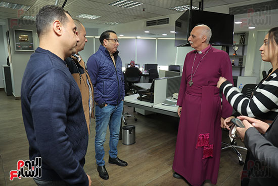 جانب من زيارة المطران سامى فوزى جانب من زيارة المطران سامى فوزى