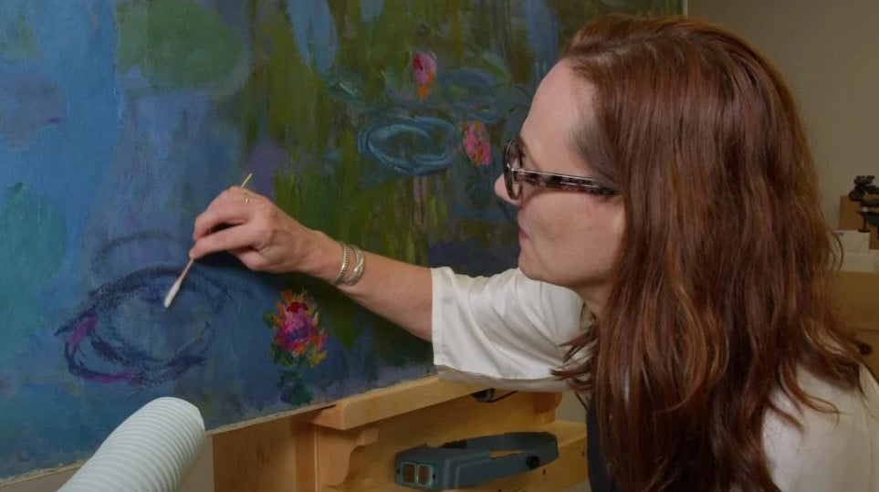 لوحة مونيه من متحف بورتلاند للفنون تعود للظهور بعد الترميم 