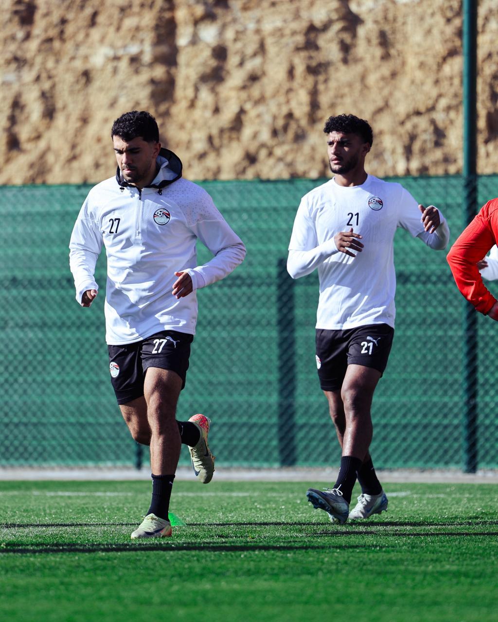 تدريب منتخب مصر استعدادا لجنوب إفريقيا (3)