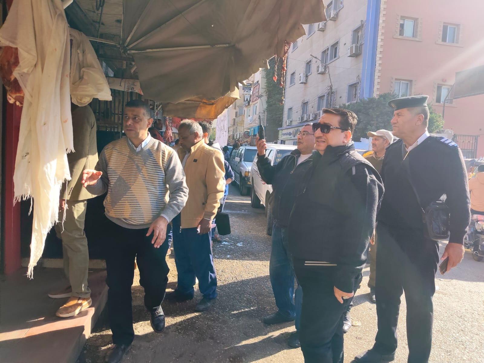 فحص محلات الجزارة 