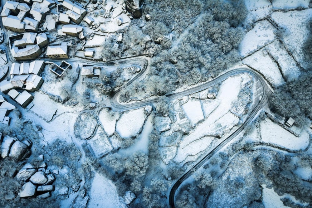 غطت الثلوج العديد من مناطق البرتغال (10)