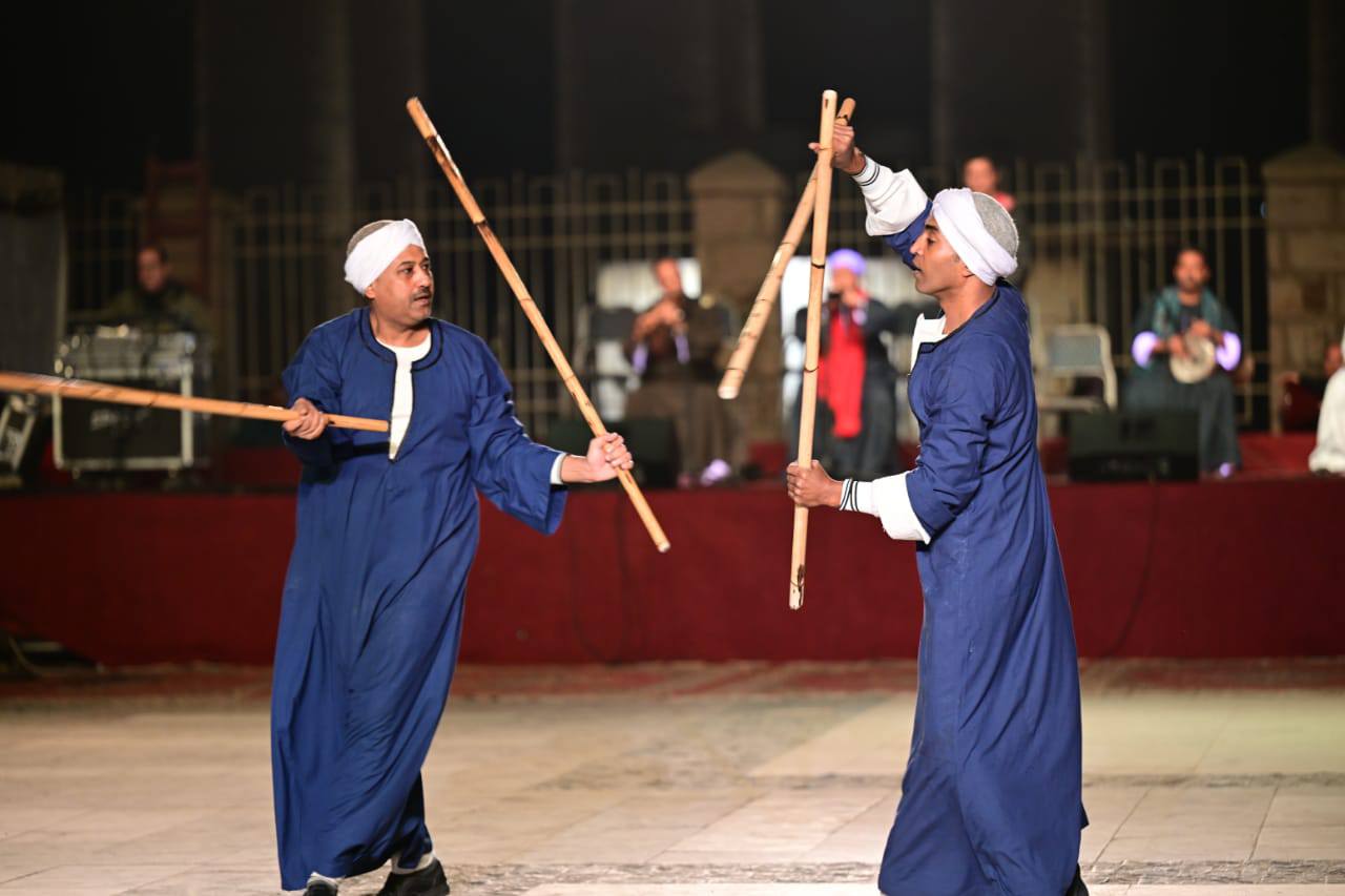 حلقات التحطيب المميزة فى مهرجان الأقصر