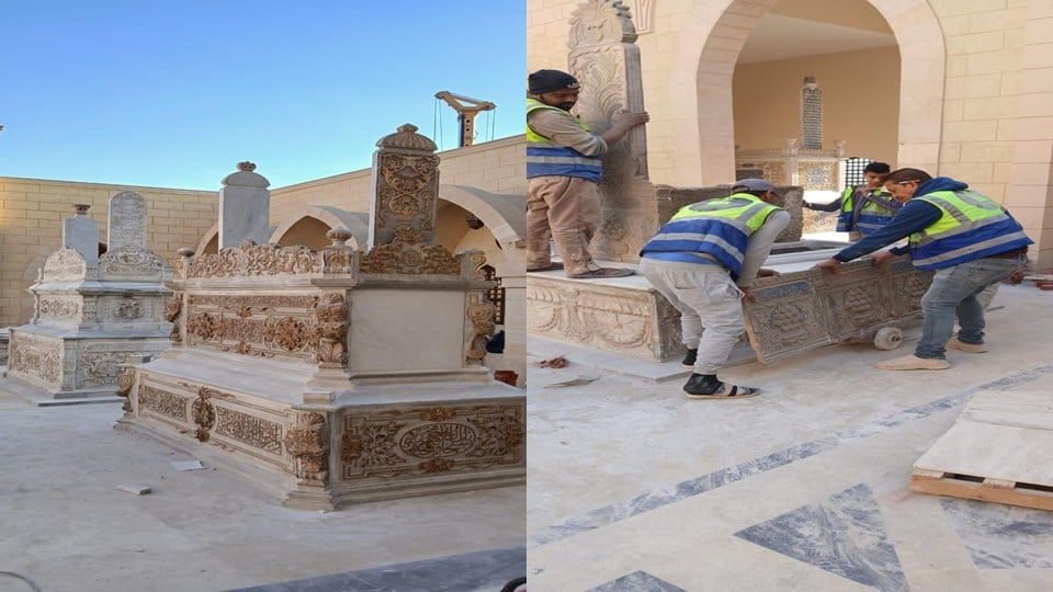 العمال في مقابر تحيا مصر 