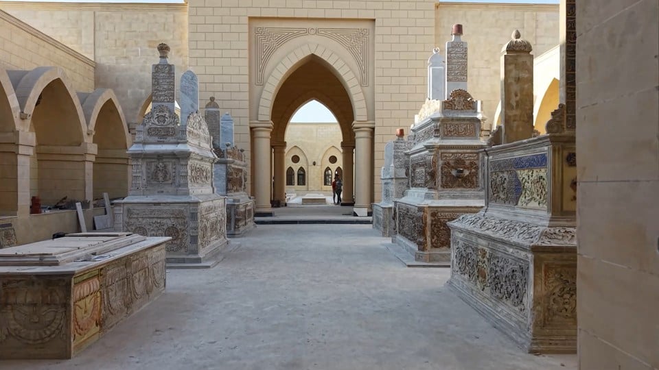 تراكيب معمارية فريدة لمقابر تحيا مصر للخالدين (7)