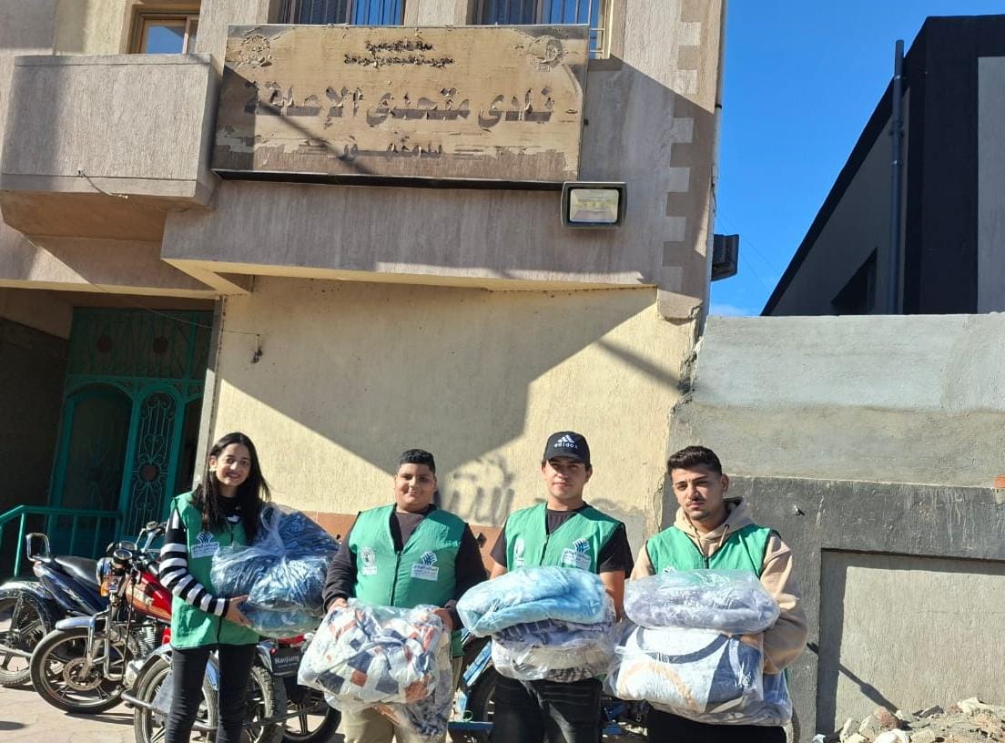 نبيل الكاتب عضو التحالف الوطني توزع بطاطين الشتاء على متحدي الإعاقة بمحافظة البحيرة (7)