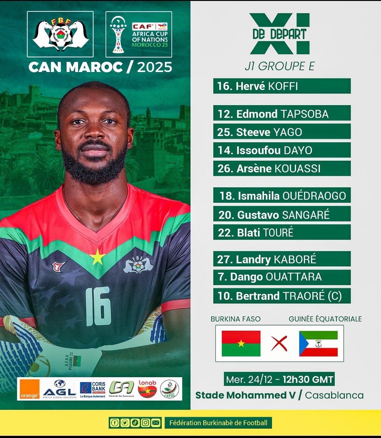 تشكيل بوركينا فاسو