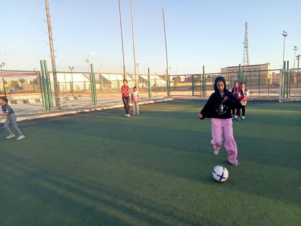 لاعبات بنى سويف