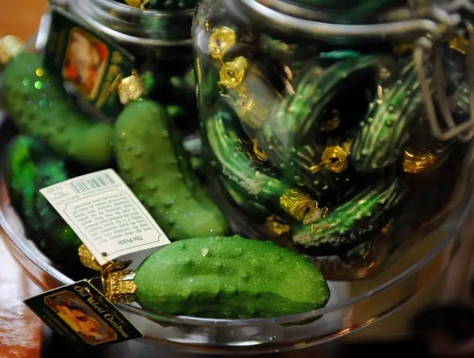 اخفاء زينة داخل خيار مخلل