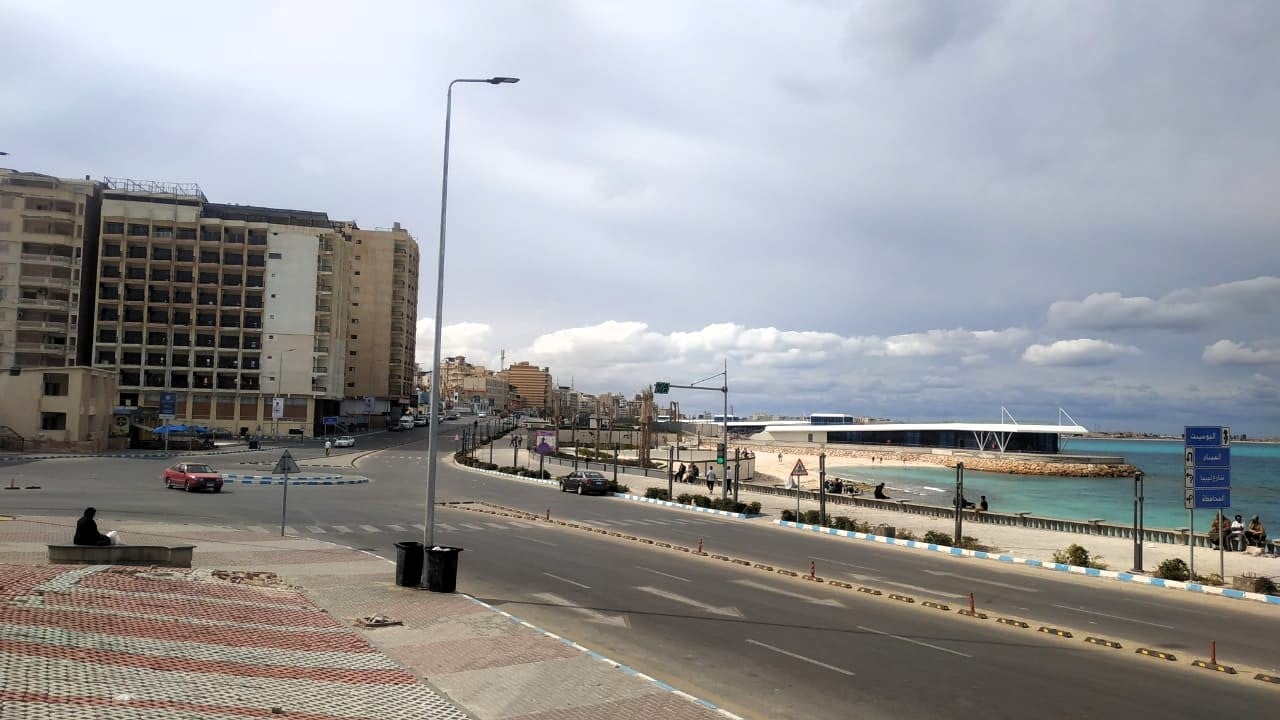 كورنيش مطروح بعد التطوير كورنيش مطروح بعد التطوير
