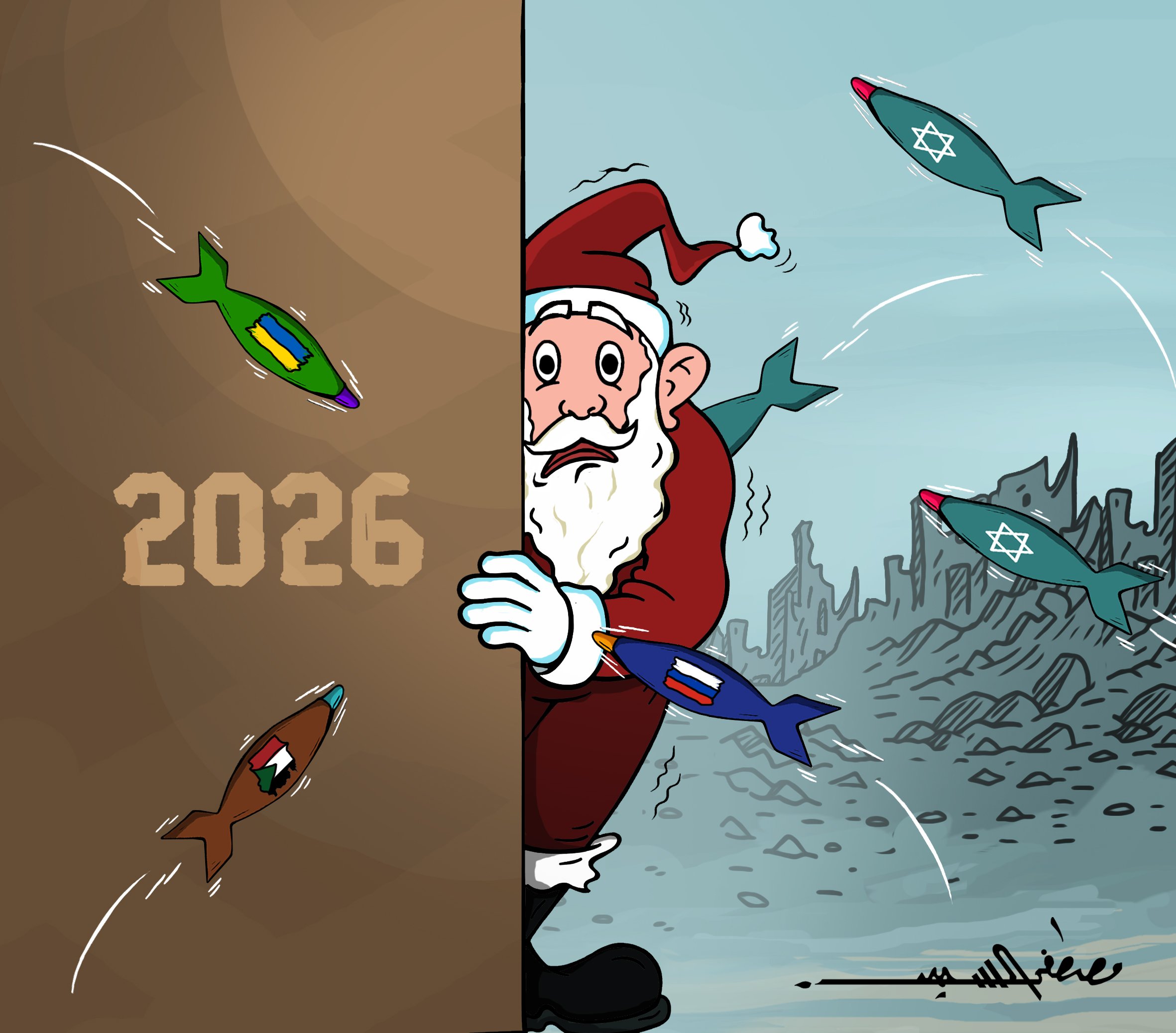 كاريكاتير مصطفى السيد