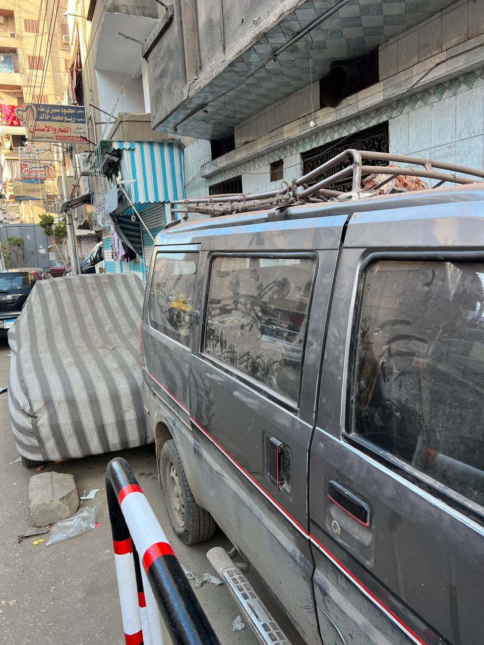 تضرر سيارة من الحادث