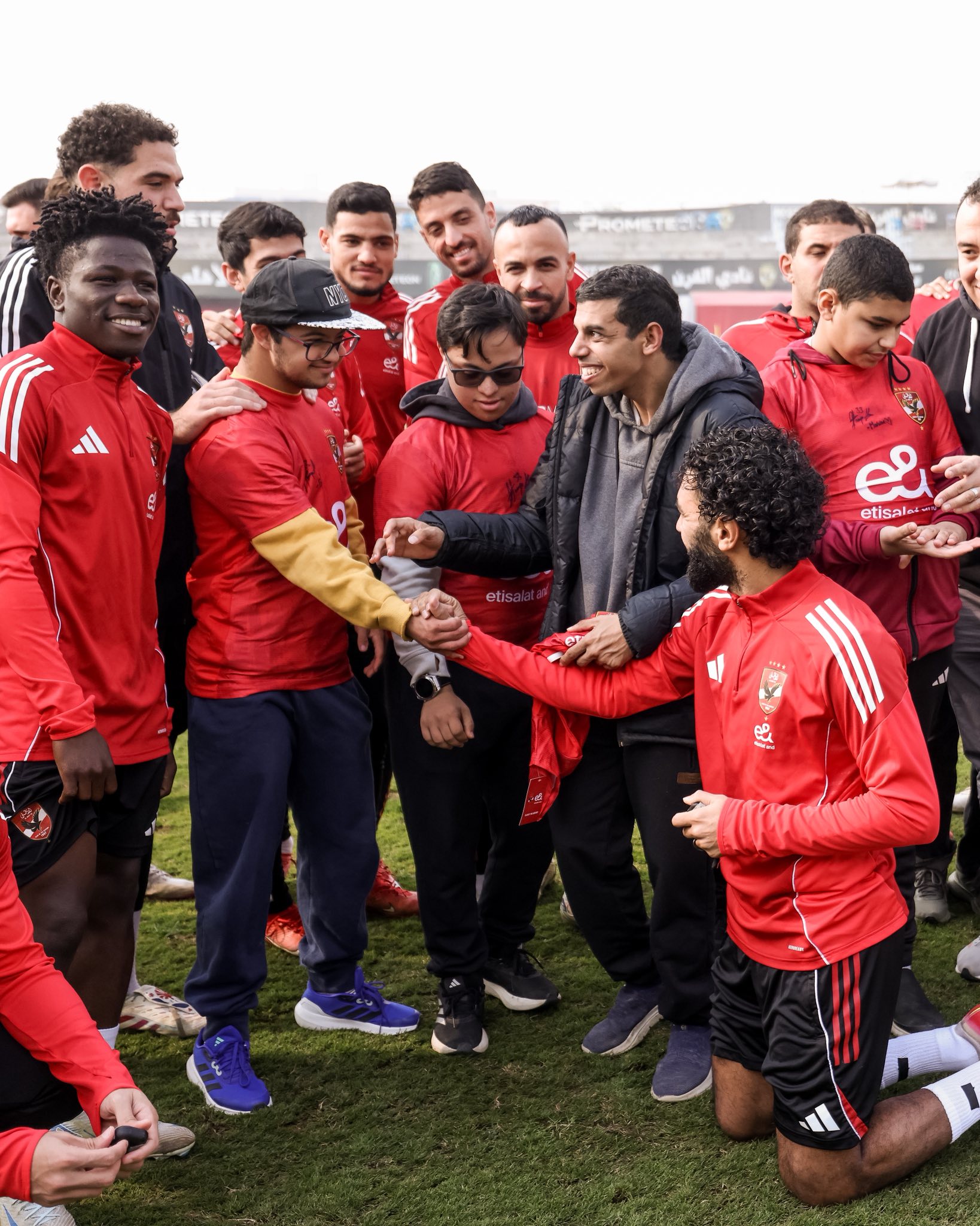 من زيارة ذوي الهمم لمران الاهلي