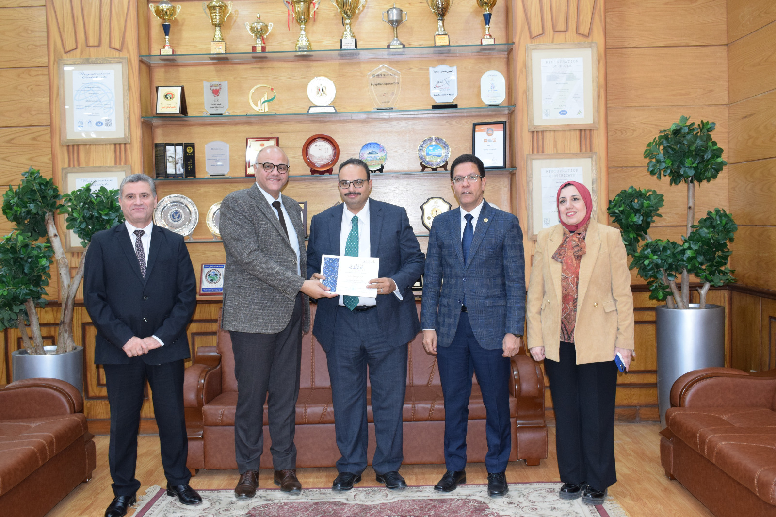 تكريم كلية الهندسة بشبرا