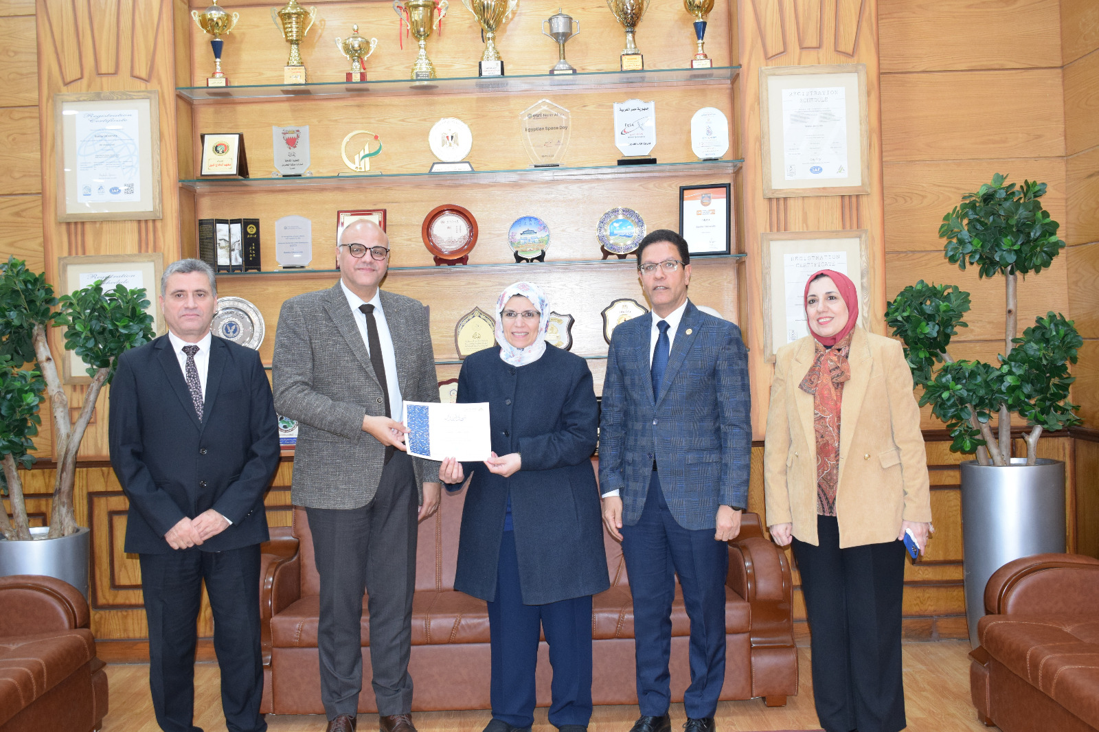 أثناء التكريم