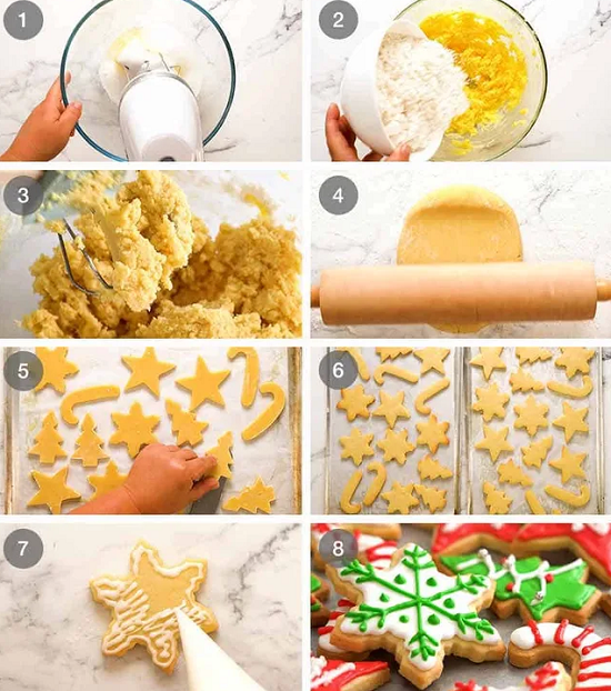 طريقة عمل بسكويت الكريسماس