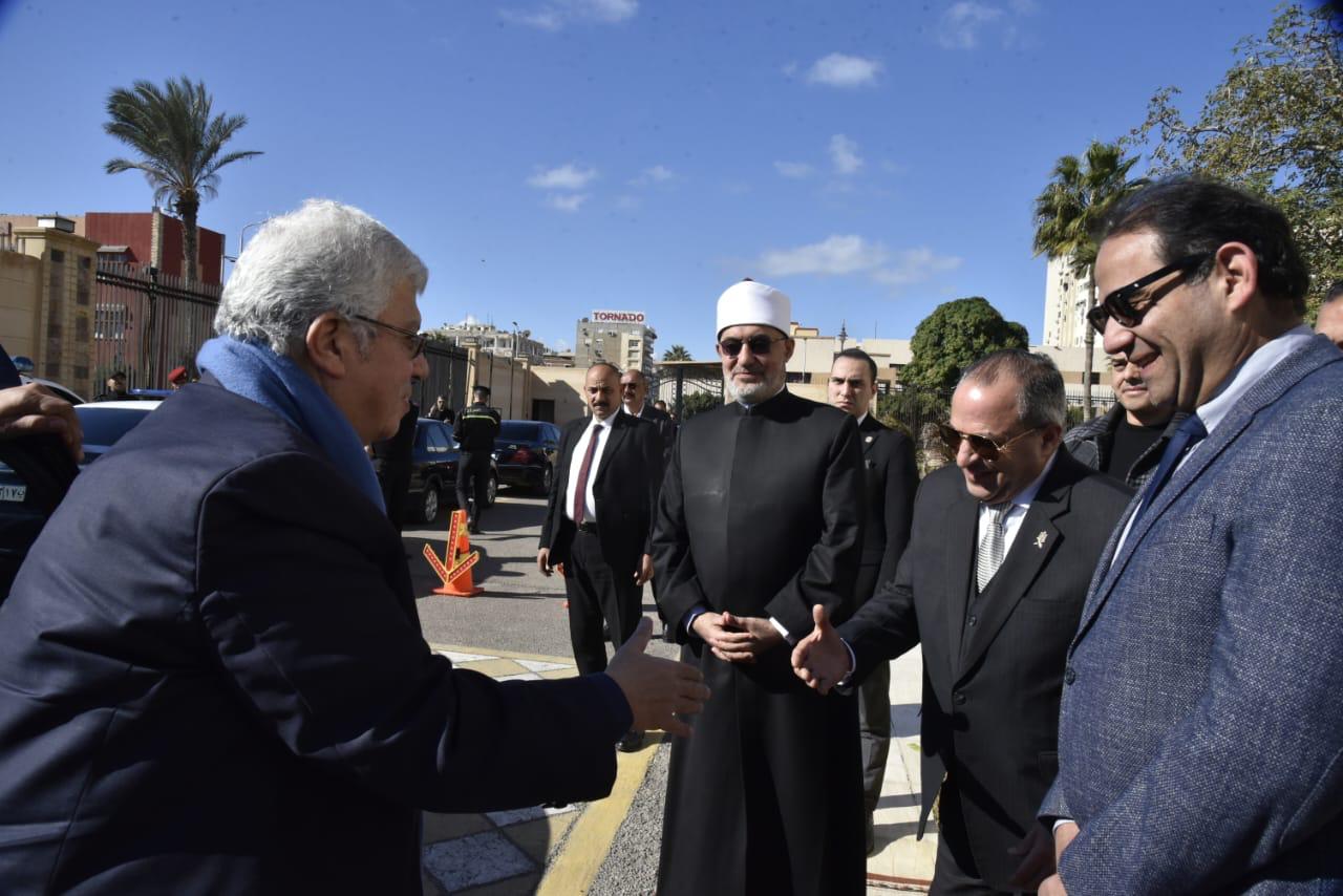 استقبال وزير التعليم للعالي