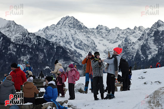 حضور كبير على التزلج على الجليد فى جبال تاترا