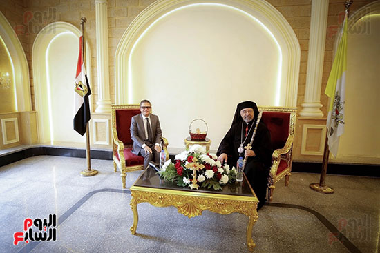زيارة تهنئة غبطة البطريرك الأنبا إبراهيم إسحاق، بطريرك الأقباط الكاثوليك بمصر