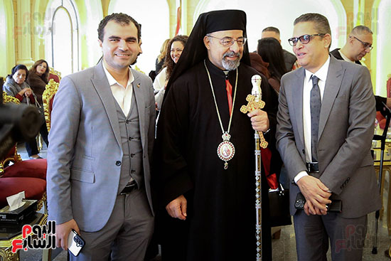 الأنباء إسحاق ورئيس تحرير اليوم السابع عبد الفتاح عبد المنعم