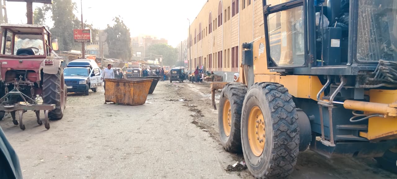 رفع كفاءة محيط السوق الحضاري في العياط