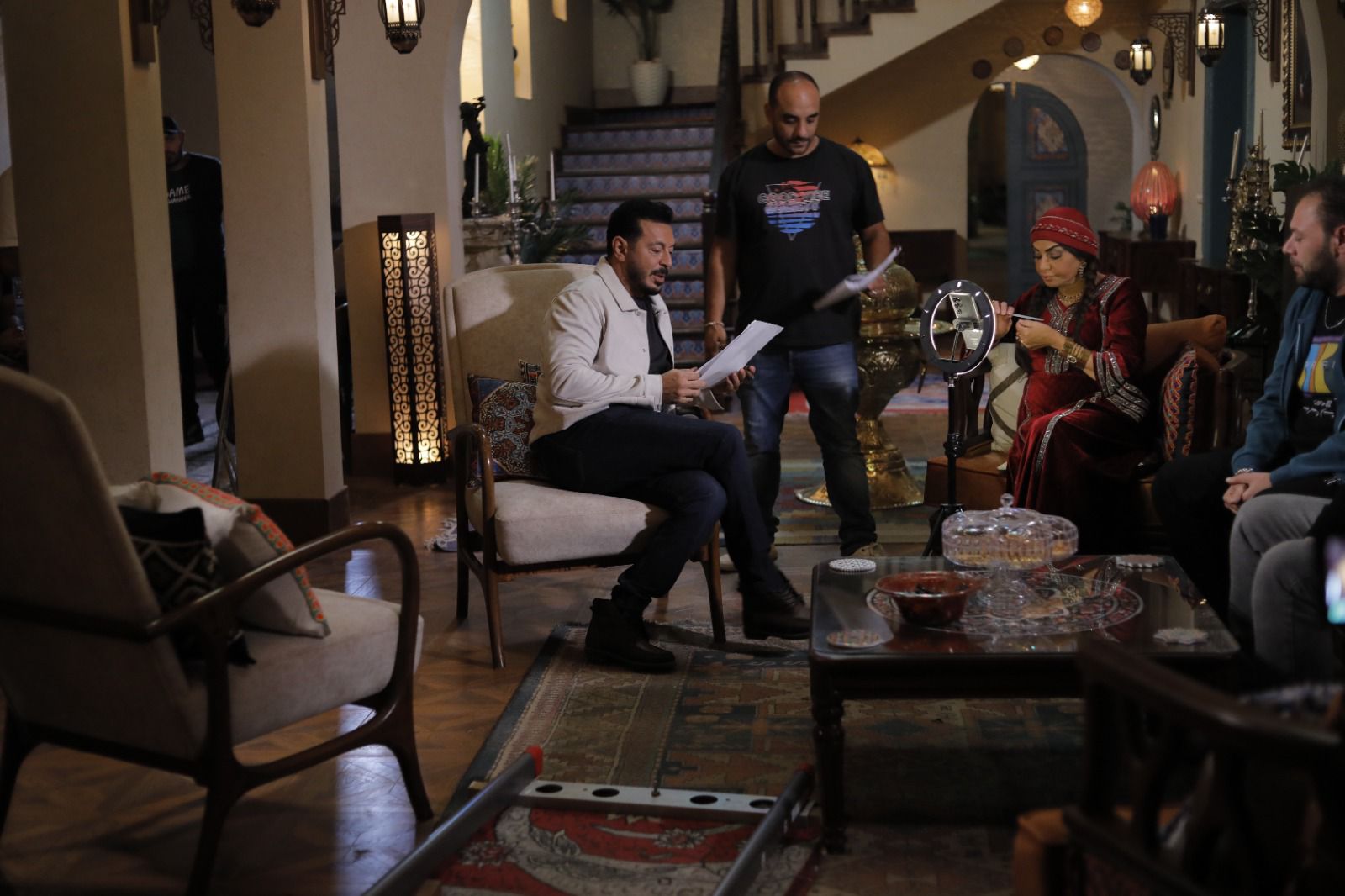 كواليس مسلسل مصطفي شعبان  درش (9)