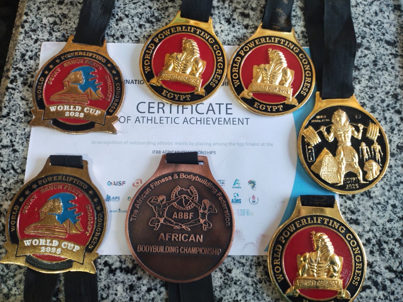 ميداليات عالمية