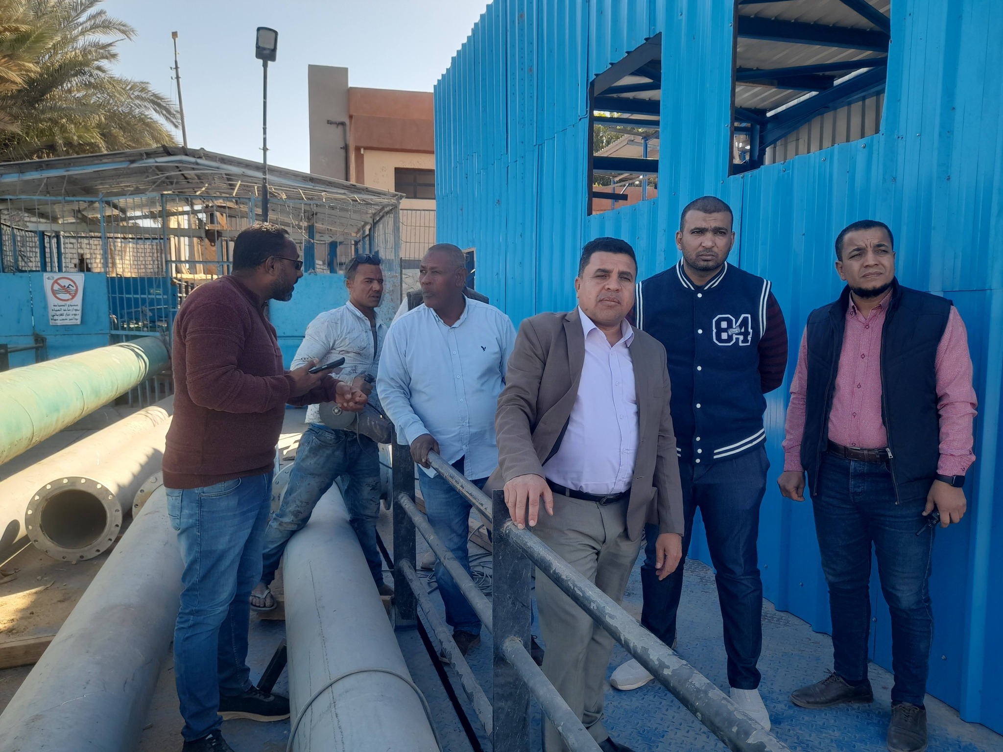 متابعة عطل في مأخذ السحب بمحطة مياه شرب الطود المدمجة متابعة عطل في مأخذ السحب بمحطة مياه شرب الطود المدمجة