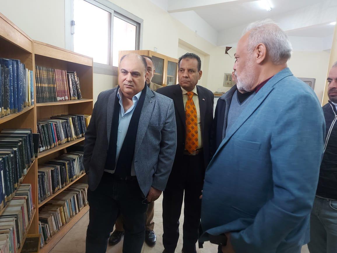 خالد اللبان يتفقد عددا من المواقع الثقافية بشمال سيناء