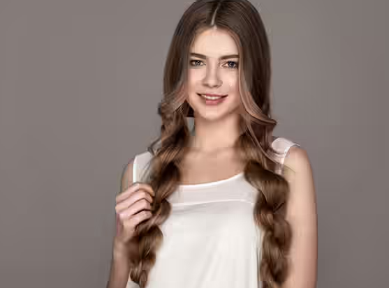 تسريحة الشعر الطويلة 