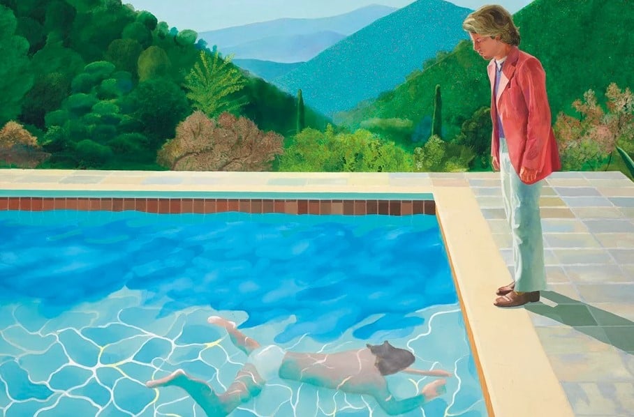 صورة الفنان (فى حمام السباحة) (1972)