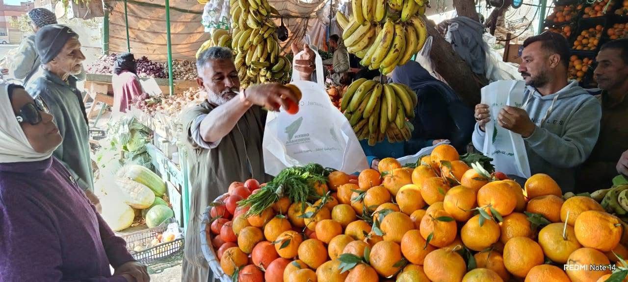 أكياس بديلة فى أسواق الغردقة 