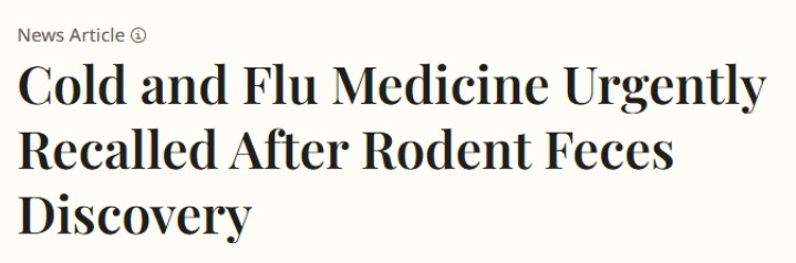 سحب عدد من أدوية البرد الشائعة فى الولايات المتحدة