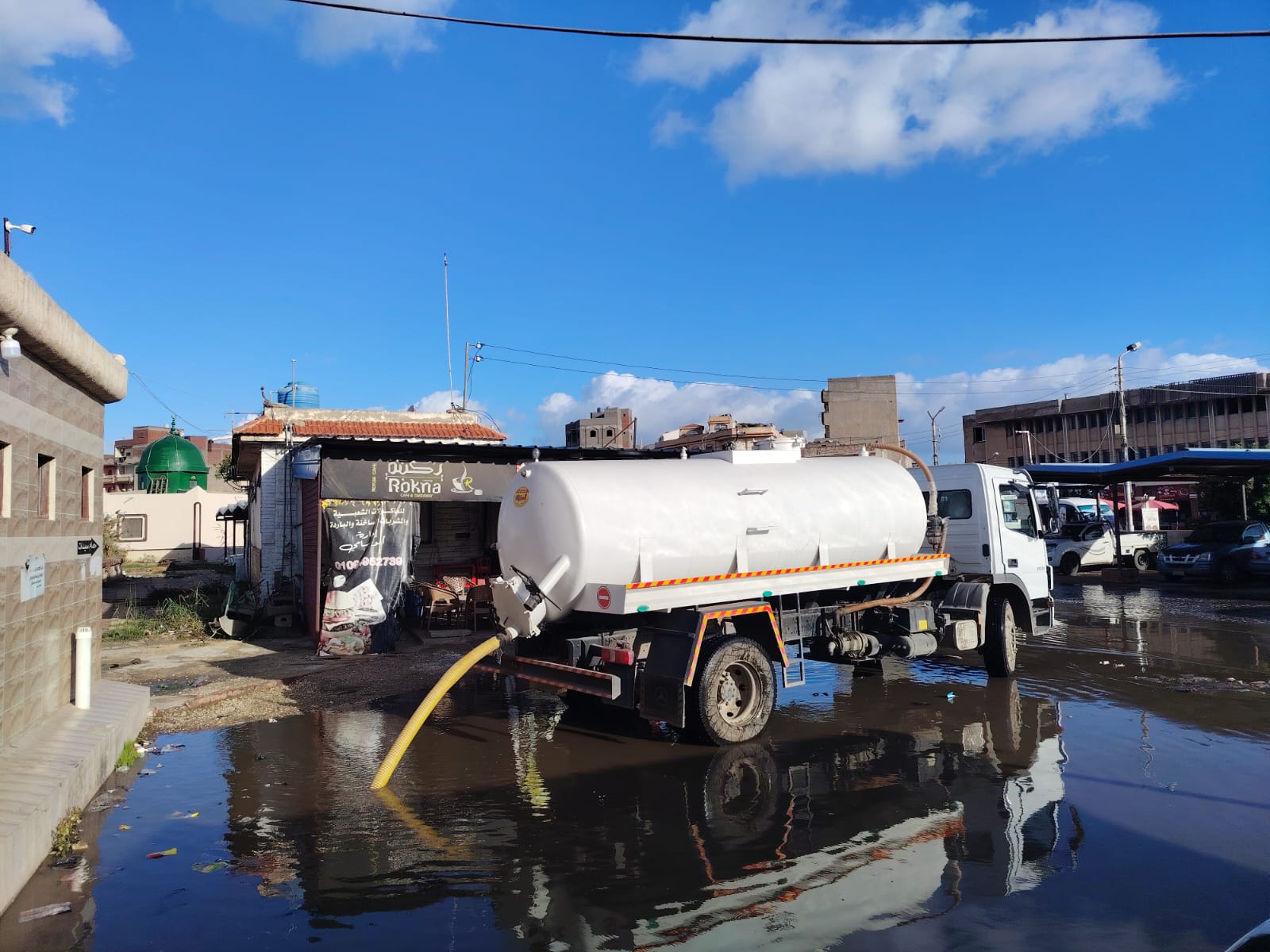 رفع مياه الأمطار بمصيف بلطيم رفع مياه الأمطار بمصيف بلطيم