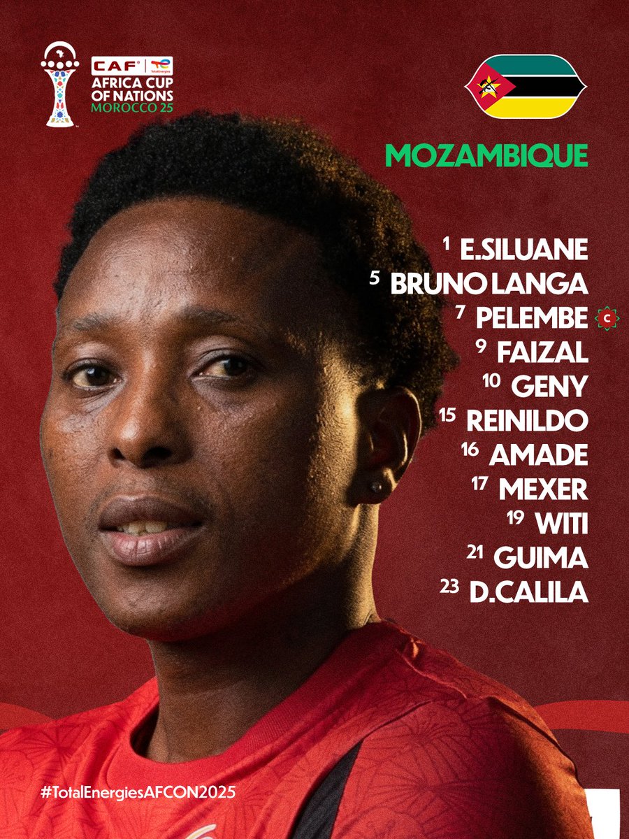 تشكيل منتخب موزمبيق