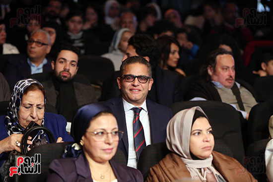 الكاتب الصحفى عبد الفتاح عبد المنعم رئيس تحرير اليوم السابع خلال الاحتفاليه