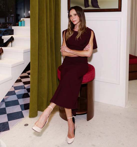 فستان برجندي