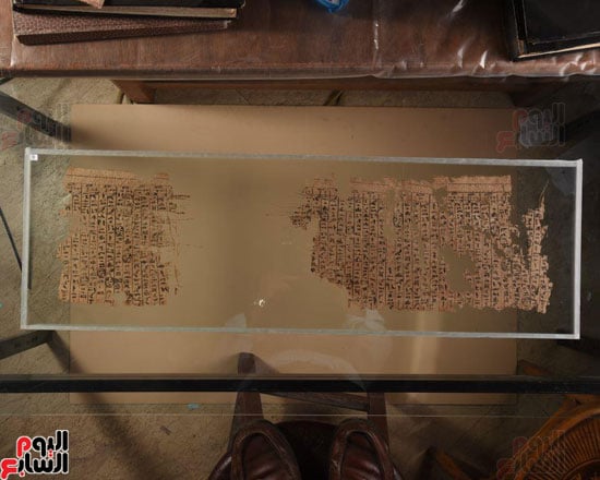 برديات وادى الجرف النادرة