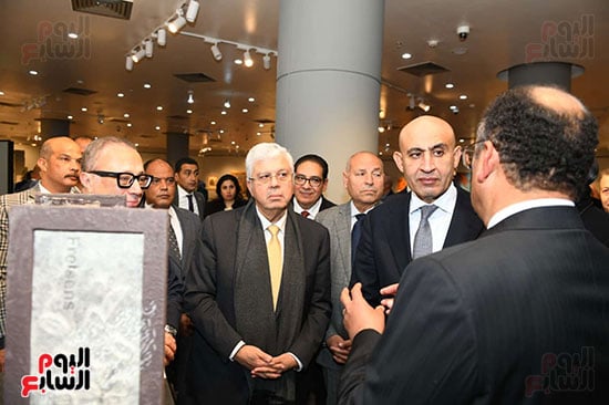 وزيرا التعليم يناقشون الدكتور السيد قنديل رئيس الجامعة