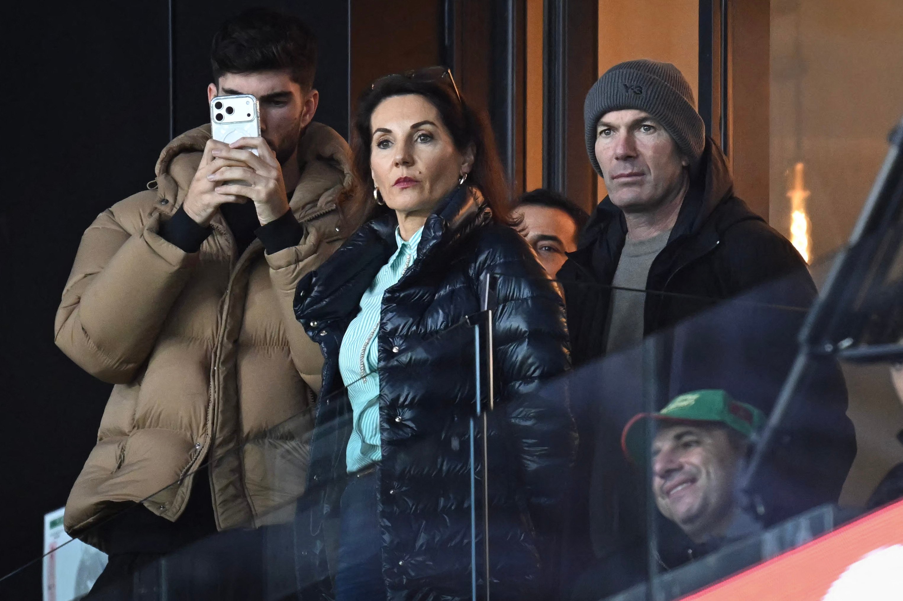 زيدان في المدرجات